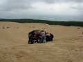 Silve Lake sand dunes 9.26.09 stalled monster jeep on test hill