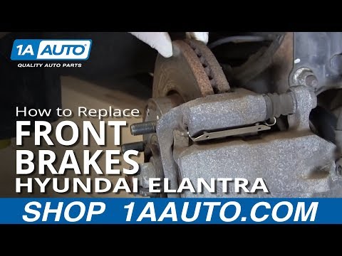 How To Install Replace Do a Front Brake Job 2001-06 Hyundai Elantra