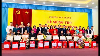 Phường Yên Thanh mừng thọ người cao tuổi Xuân Giáp Thìn 2024