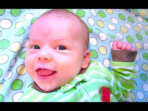 BABY'S FIRST SMILE!