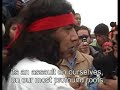 Zapatista Marcos at Cerro de San Pedro, Mexico