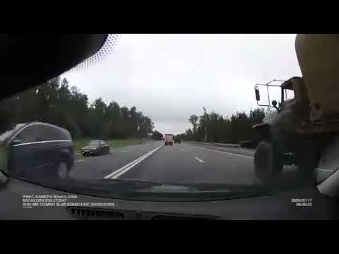 17 07 2020 ДТП под Петровском в Ярославсокй области, момент столкновения
