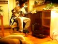 yared playing his guitar