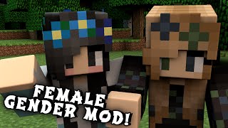 Minecraft Mods - FEMALE GENDER MOD (Girl Zombies, Boobs, Girlfriend Mod)