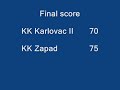 Croatian C-1 Basketball League: Auto Lim Lak vs. Zapad Croatian C-1 Basketball League: Auto Lim Lak vs. Zapad