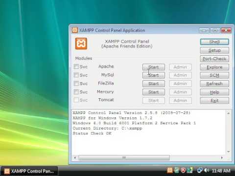 how to xampp windows