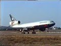 British Airways DC-10 taking off from Faro, Portugal. British Airways DC-10 taking off from Faro, Portugal.