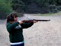 GIRL SHOOTS M44 7.62MM X 54R!!!!