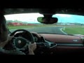 Ferrari 458 Italia on the track
