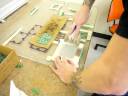 Stenciling a PCB by hand Stenciling a PCB by hand