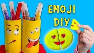 EVDE KOLAY EMOJI KALEMLİK  YAPIMI  Umikids Back t