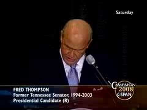Fred Thompson Speech to VA ...