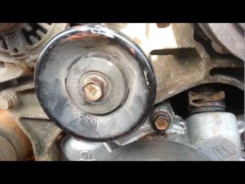 how to change water pump, upper radiator hose, thermostat, and temperature sensor on 97 dodge ram