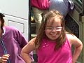 Lauren Miller coming home from camp - kids with Down Syndrome