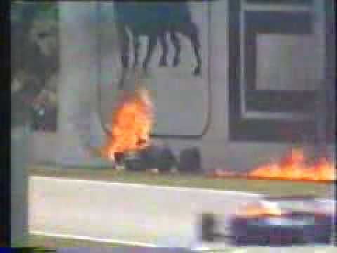 Gerard Berger Tamburello Imola 1989 ...