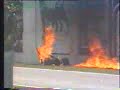Gerard Berger Tamburello Imola 1989 Crash Gerard Berger Tamburello Imola 1989 Crash
