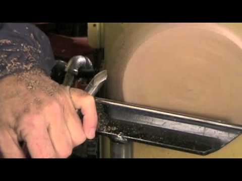 gouge - This video is to show how to use a bowl gouge or spindle gouge to rough out or round out a platter or bowl. A roughing gouge is dangerous for this operation.