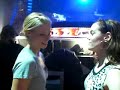 rose mcgowan & amy smart were at the britnry spears concert in des moines, iowa on september 11, 2009. they sat directly in front of us. they were here filming a movie called 