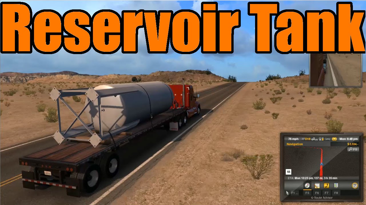 American Truck Simulator - Reservoir Tank Delivery American Truck Simulator - Reservoir Tank Delivery