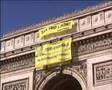 Greenpeace sur l'Arc de Triomphe