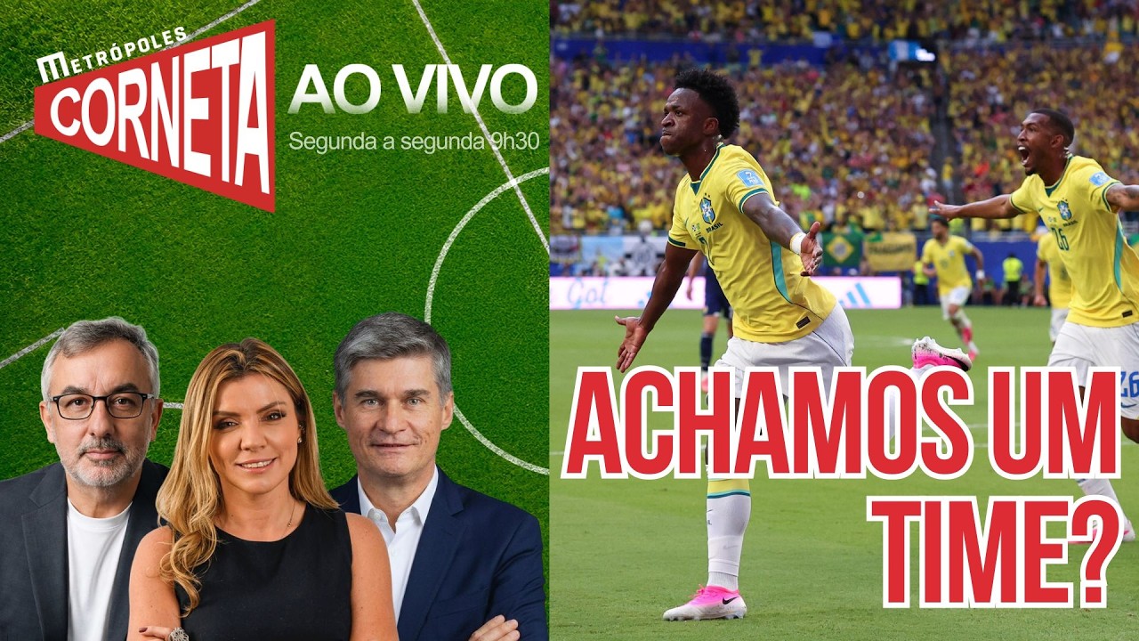 ÍNTEGRA: BRASIL CONVENCE COM VINI JR. NO COMANDO, ENCONTRA TIME DA COPA E TEM NEYMAR COMO ESTEPE