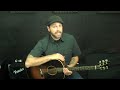 Acoustic Guitar Lesson - Picking and Strumming - G lick