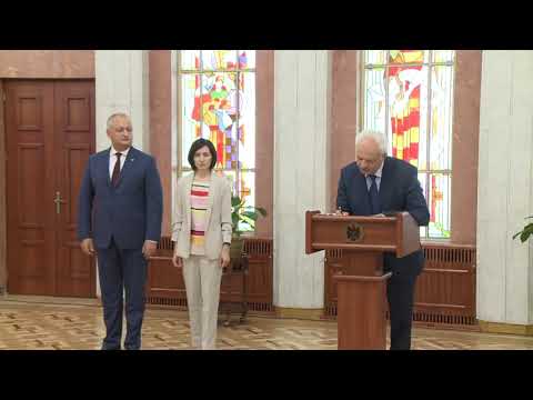 Vasile Șova a depus jurămîntul în calitate de Viceprim-ministru pentru Reintegrare