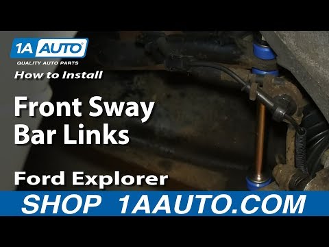 How To Install Replace Front Sway Bar Links 1995-2010 Ford Explorer Mercury Mountaineer