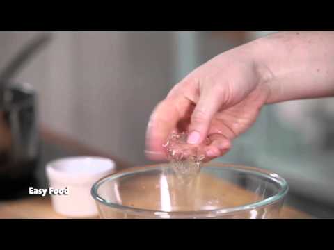how to dissolve leaf gelatine