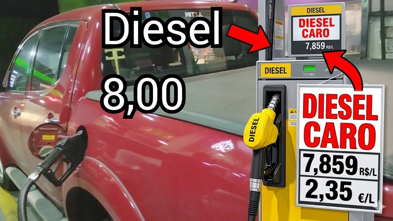 Diesel sobe mais de R$2 na bomba! Isso é um absurdo!”