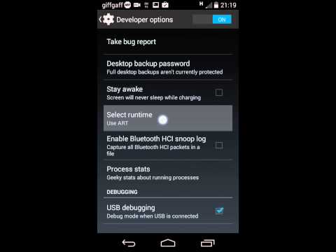 how to enable developer options in moto g
