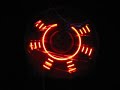 Thermaltake Cyclo 12cm red pattern fan Thermaltake Cyclo 12cm red pattern fan
