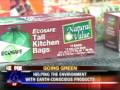 75% of the water that is used in the average house is in the bathroom. Kyle Jodice of http://LetsGoGreen.biz demonstrates water conservation and other eco-friendly 