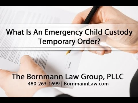 how to obtain emergency custody in nc