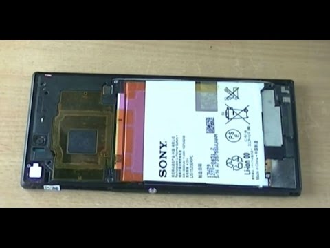 how to change xperia z ultra battery