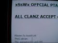 Oh da true poser, and swagg jacker, copies MY PTA str8 up, and poses as INFERNO, 2 SET ME UP AND HE JUST DA CAT POSING AND I KNOW WHY. CUZ HE TOLD ME DA MESSAGES HE SENT LILFATE,GAMER2007,CALEB13 WERE FAKE, WHE WE REUNITED BUT HES MADE ME AND LILFATE GO 2WAR CUZ DA FAKE MESSAGES THAT WHY ITS SAID IN MY VIDS ANT FATE AND WAR.