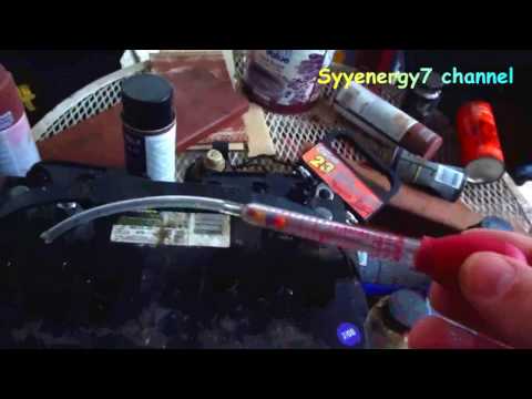 how to test a d'cell battery