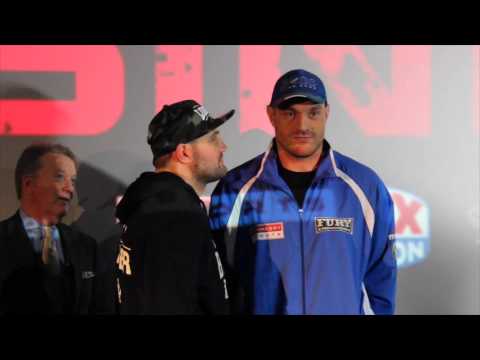 TYSON FURY v CHRISTIAN HAMMER OFFICIAL FACE TO FACE FOOTAGE / RISKY BUSINESS