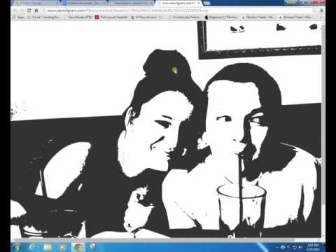 how to turn picture into stencil