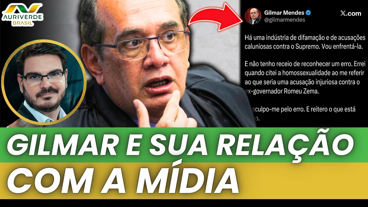 Gilmar Mendes não resiste a um microfone da imprensa | Análise de Rodrigo Constantino
