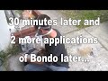 Body filler and spot putty tutorial