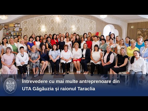 Șefa statului a discutat cu mai multe antreprenoare din UTA Găgăuzia și raionul Taraclia
