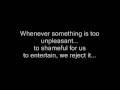Understanding (Wash it all away)