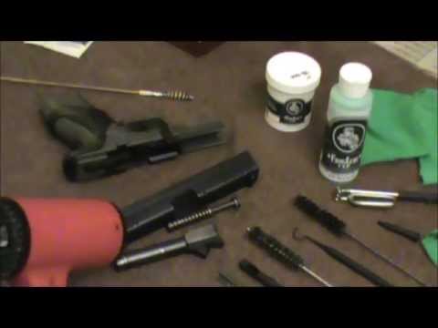 how to properly clean an xd 45