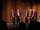 this is my brother jonathan hooper and his friends zac delmonte, joe meadows, alex barrett, and eddie kettle in their a cappella vocal jazz quintet quintessence at westlake high school. this was the first performance of quintessence generation three.