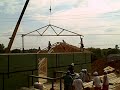 Habitat for Humanity house raising