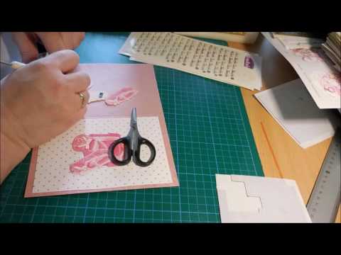 Taufkarte für ein Mädchen | 2016 | #Nicolescardsandcandles