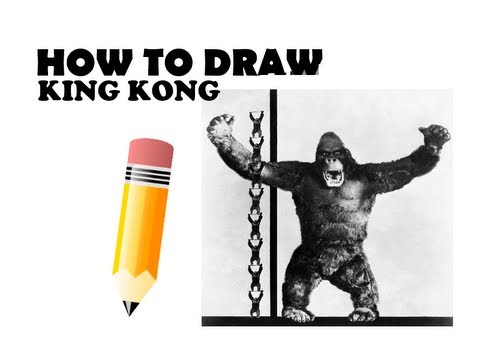 how to draw king kong