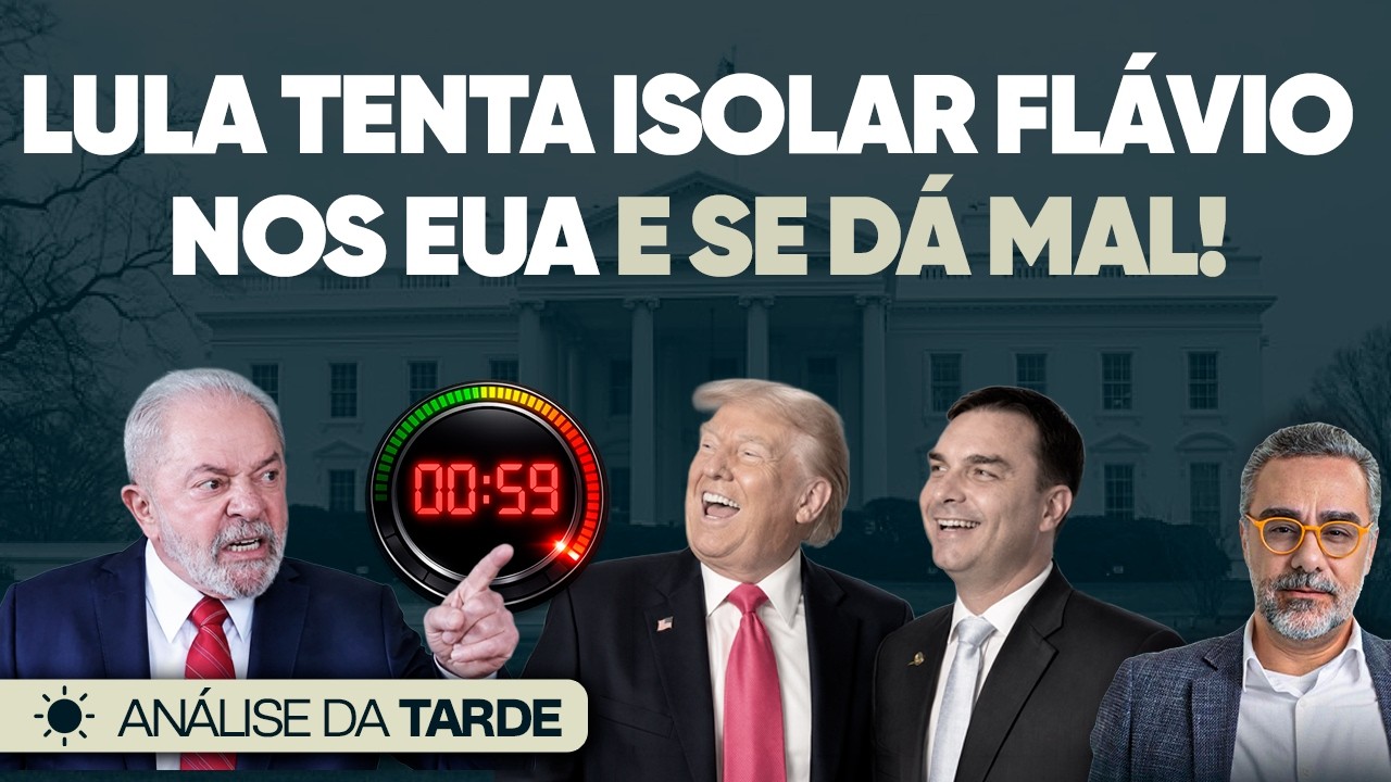 🚨 Lula Tenta Sabotar Flávio nos EUA Mas Quebra a Cara