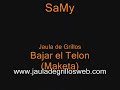 jaula de grillos bajar el telón maketa 